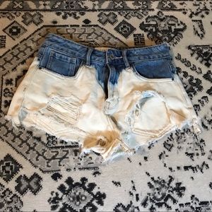 Pacsun Bleached Shorts